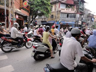 Überall Motorräder